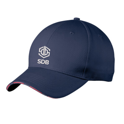 Velcro closure hat  - White 3D embroidery Thumbnail