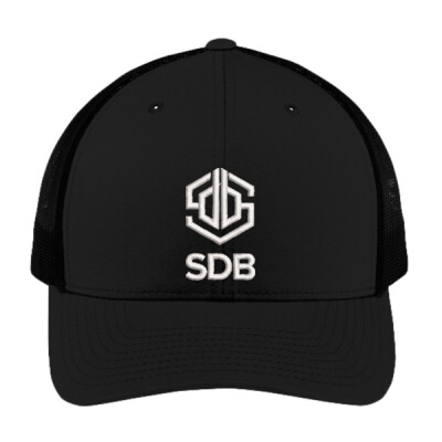 Yupoong Retro Trucker - White 3D embroidery Thumbnail