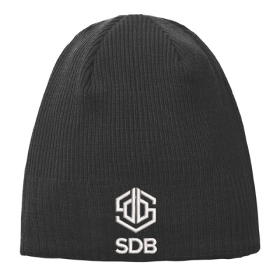 New Era Knit Beanie - White Embroidery Thumbnail