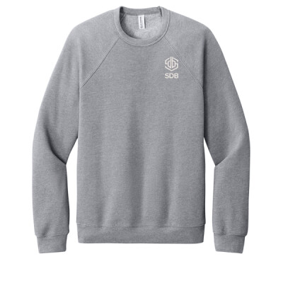 Bella Canvas Sponge Fleece Raglan Sweatshirt - Embroidered logo Thumbnail