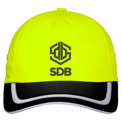 Enhanced Visibility Cap - Black 3D Embroidery  Thumbnail