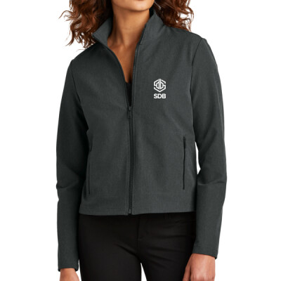 Mercer+Mettle Women’s Stretch Soft Shell Jacket with silicon SDB logo Thumbnail