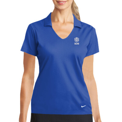 Nike Women's Dri-FIT Vertical Mesh Polo  Thumbnail